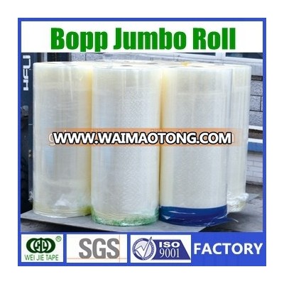 38mic/40mic/45mic bopp adhesive tape jumbo roll,bopp packing tape jumbo roll,bopp jumbo roll tape