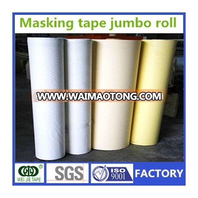 Single sided crepe paper masking tape jumbo roll manufacturer