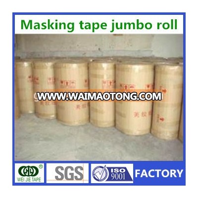 high quality creper paper masking tape jumbo roll