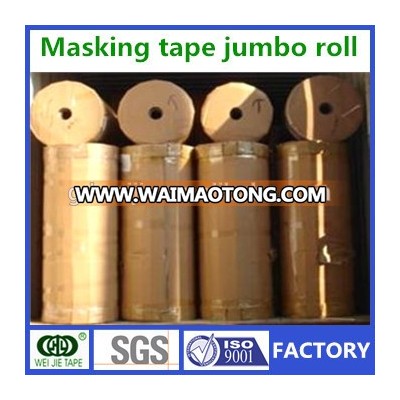 Weijie crepe paper masking tape jumbo roll for general use